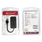 USB 3.0 Hub Transcend 4x Port USB-Hub Ultraslim HUB2K bei extranotebook.de