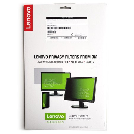 Original Lenovo 3M 39,6 cm (15,6") Blickschutz P/N 0A61771 16:9 Filter