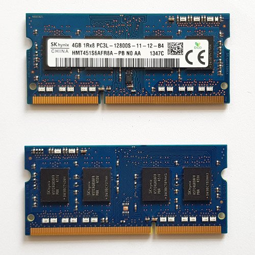 Barrette RAM 8GB DDR3L 1600 MHz SODIMM SK Hynix - Occasion Fonctionnelle